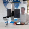 Supports articulé d'écran pivotant et inclinable