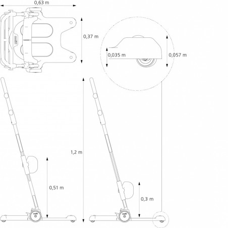 Verticalisateur Etac Raiser Pro