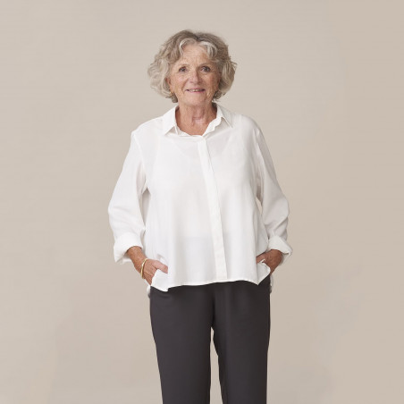Chemisier senior à fermeture au dos Clara forESTIME