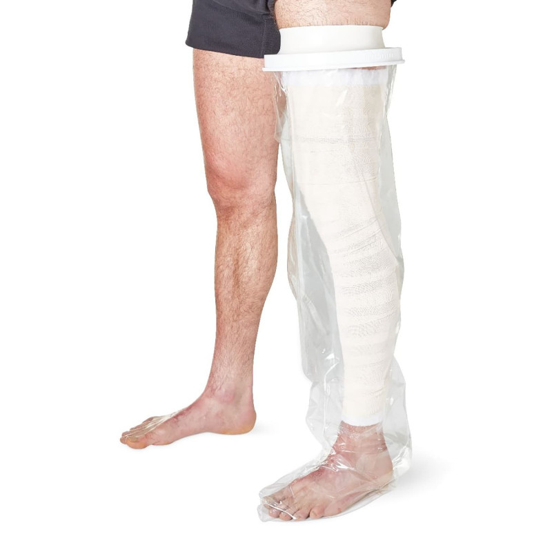 Protecteur de plâtre étanche pour douche (jambe) - 103 cm