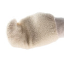 Gant nettoyant peaux sensibles en coton bio