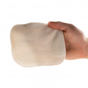 Carré de toilette intime pour peaux sensibles en coton bio