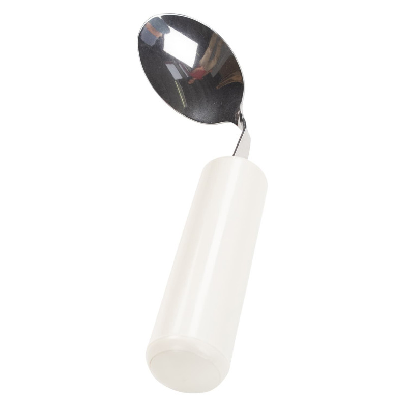Cuillère à soupe coudée droitier Queens - 19,5 cm