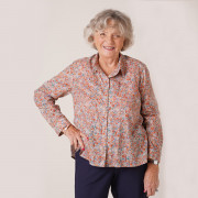 Chemisier charlotte en coton enfilage facile ForEstime - Tous Ergo