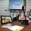 Lampe loupe sur pied Theiascope