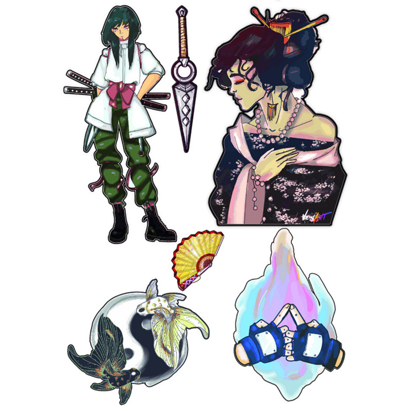 Stickers pour fauteuil Vein'Art Manga et Mythologie