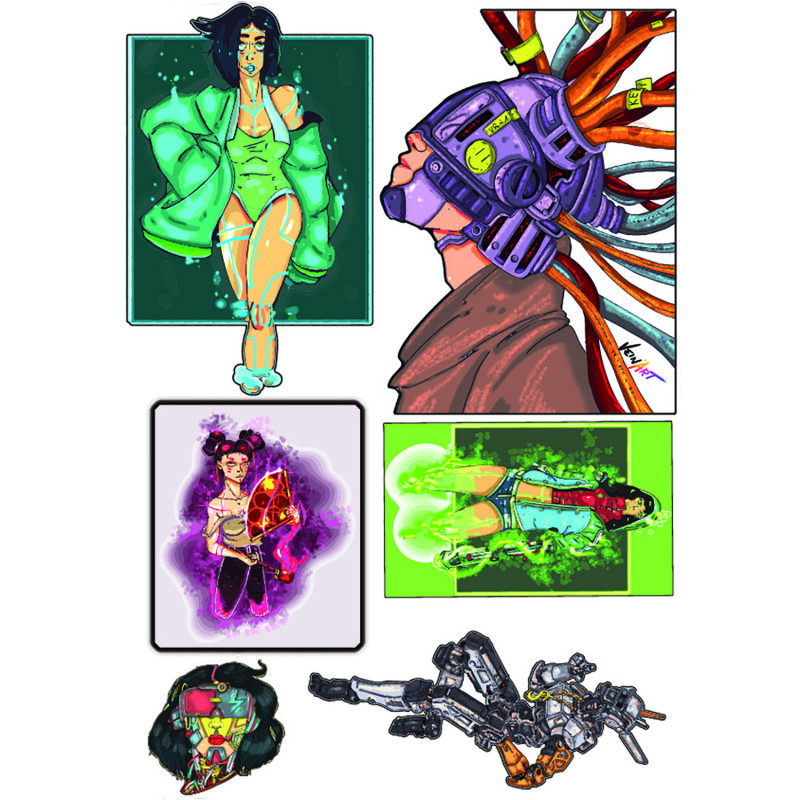 Stickers pour fauteuil Vein'Art Manga et Mythologie