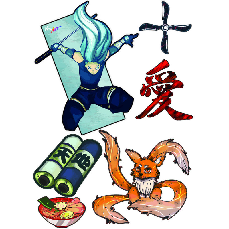 Stickers pour fauteuil Vein'Art Manga et Mythologie