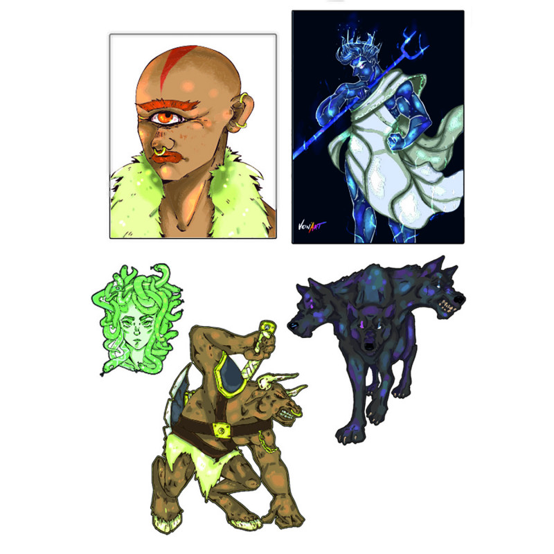 Stickers pour fauteuil Vein'Art Manga et Mythologie