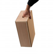 Marche pied en bois 15 cm