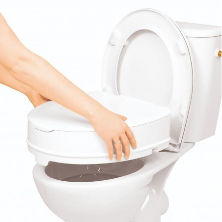 Rehausseur WC Adulte avec Abattant WC - 10 Cm de Hauteur - Siege To