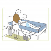 Baignoire mobile sur le lit Bagnoletto