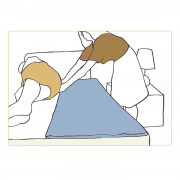 Baignoire mobile sur le lit Bagnoletto