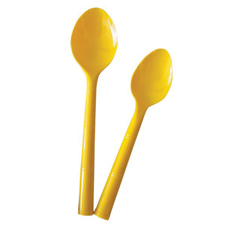 Lot de 12 cuillères résistantes - 15 cm
