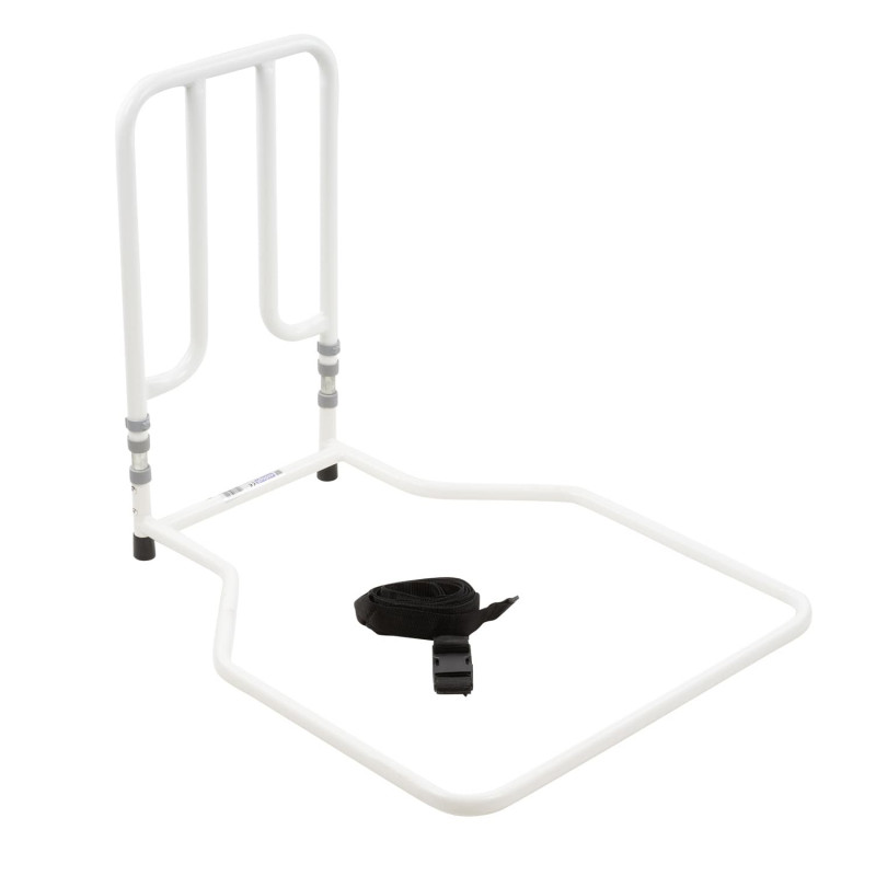 Barre de lit avec sangles Solo - Blanc - 68 cm