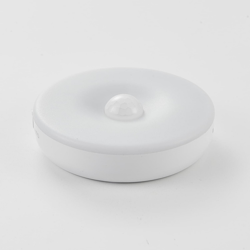 Veilleuse LED ronde à détection de mouvements - 8 cm