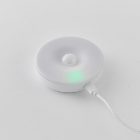 Lampe Led ronde sans fil avec prise Usb • Veilleuse