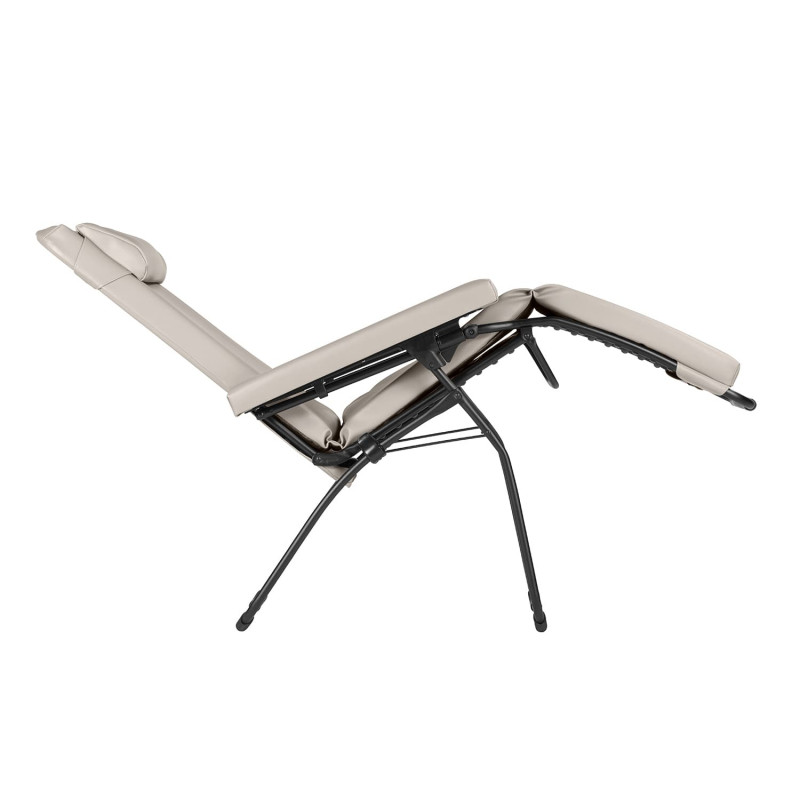 Fauteuil relax pliable Oxygene Lafuma - Grège - 44 cm