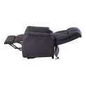 Fauteuil releveur électrique 2 moteurs tissu assise standard Alphonse
