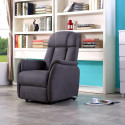 Fauteuil releveur électrique 2 moteurs tissu assise standard Alphonse