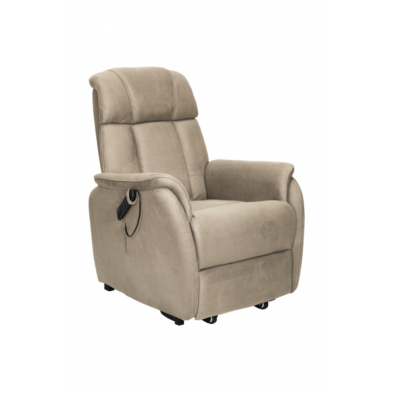 Fauteuil releveur électrique 3 moteurs zéro gravité Céleste - Beige - 90 cm