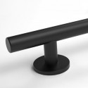 Barre d'appui droite noire mat
