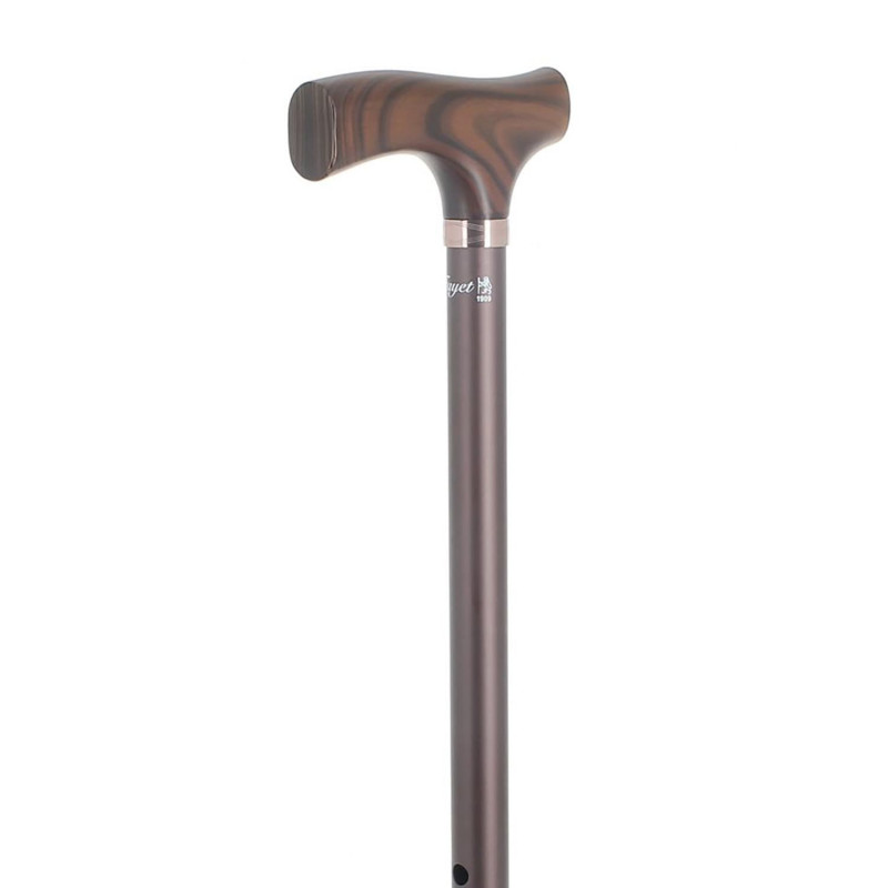 Canne en aluminium poignée érable Fayet - 115 kg