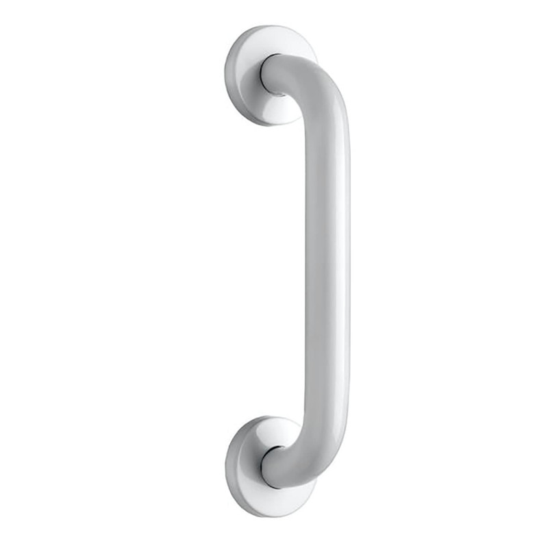 Barre d'appui droite 45 cm inox Capri - Blanc - 200 kg