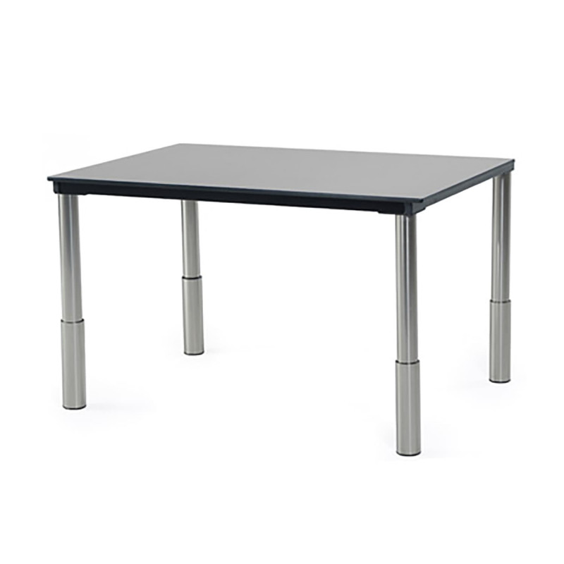 Table rectangulaire à hauteur variable Vari'table - Prune - 204 cm