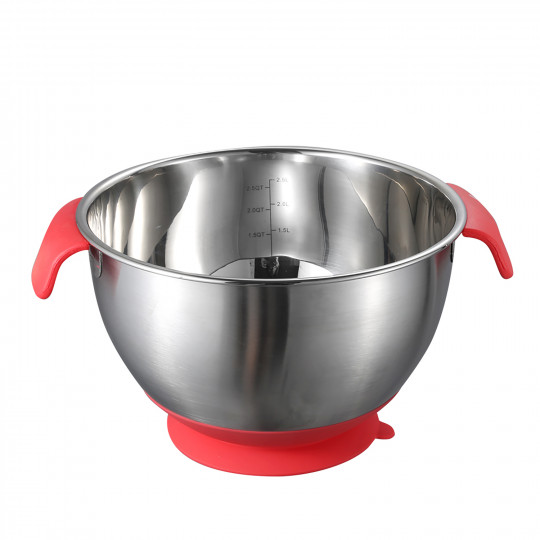 Saladier inox à ventouses et poignées - Cuisine - Tous Ergo