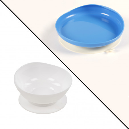 Assiette à ventouse + bol à ventouse