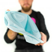 Champ de soins et de protection - bavoir dentaire gaufré 2 plis bleu - Sachet de 250