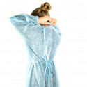 Blouse Visiteur - surblouse Non Tissée PPSB - Sachet de 10 Blouse Visiteur - surblouse Non Tissée PPSB - Sachet de 10