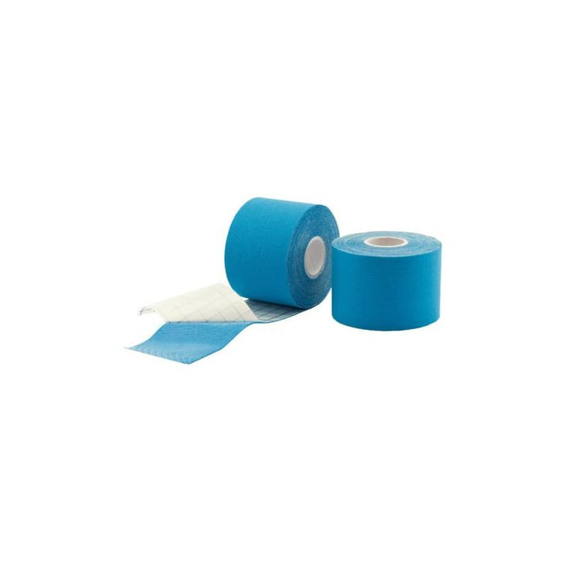Bande de taping - bleu - 5 cm x 5 m - Taille : 5 cm x 5 m - Bleu - 5 cm x 5 m