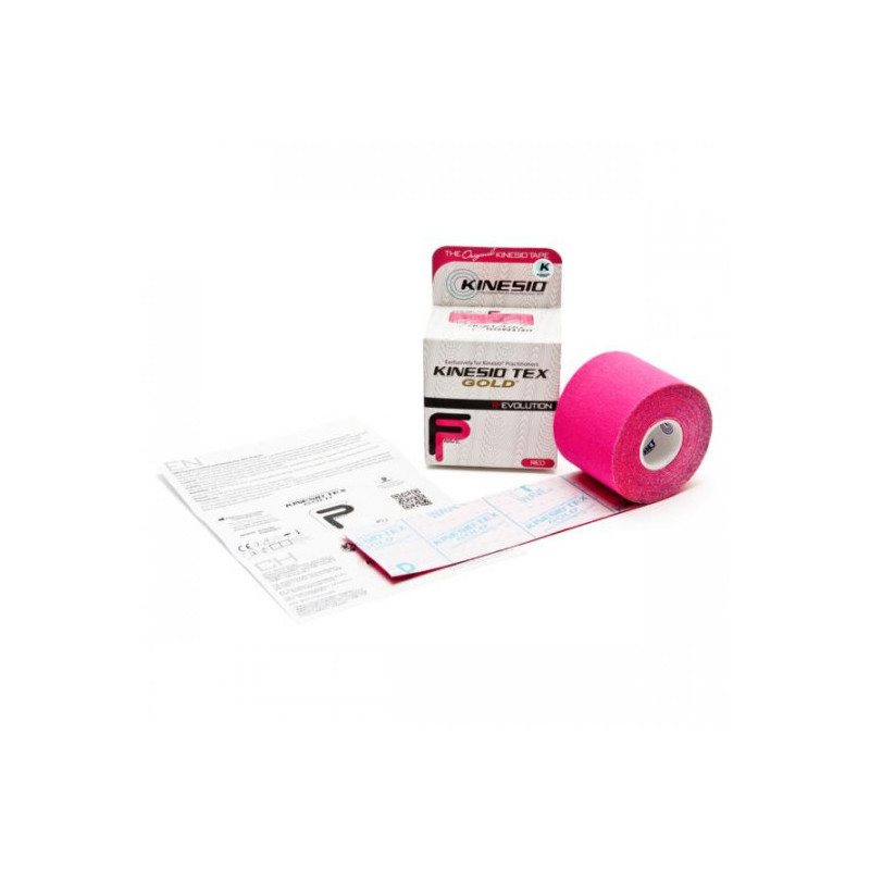 Bande de taping - rose - 5 cm x 5 m - Taille : 5 cm x 5 m - Rose - 5 cm x 5 m