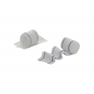 Lot De 9 Bandages élastiques Médicaux - Soutien Poignet, Cheville, Genou - Avec Attaches Métalliques - Tailles 5, 7 Et 10,5 Cm