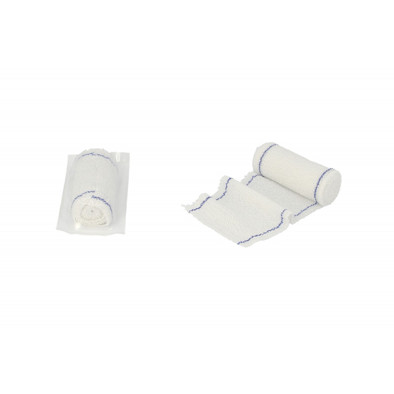 Bande de crêpe - 10 cm x 4 m - Boîte de 100 - Raffin - Taille : 10 cm x 4 m - Blanc - 10 cm x 4 m