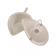 Bassin pour chaise Swift avec couvercle