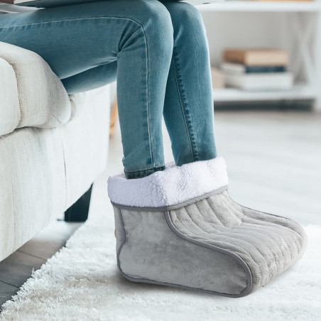 Chauffe pieds électrique blanc – Boutique N°1 de vêtement chauffant