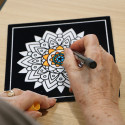 Lot de 4 cartes à dessiner en velours Lot de 4 cartes à dessiner en velours