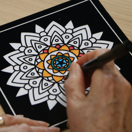 Lot de 4 cartes à dessiner en velours Lot de 4 cartes à dessiner en velours