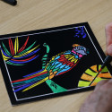 Lot de 4 cartes à dessiner en velours Lot de 4 cartes à dessiner en velours