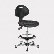 Chaise de bureau assise haute sur patin