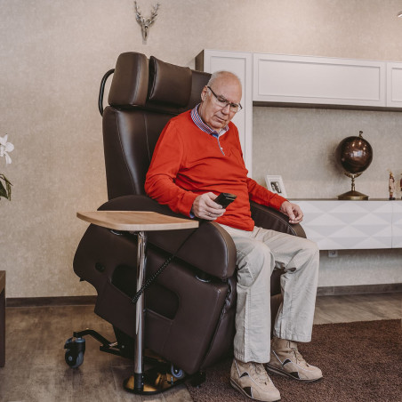 Fauteuil releveur à roulettes Club 2 mobile Saljol