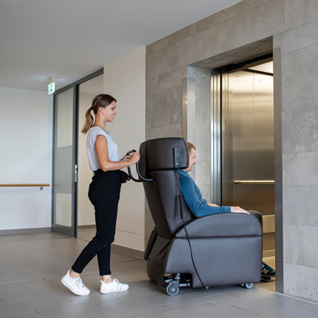 Fauteuil releveur à roulettes Club 2 mobile Saljol
