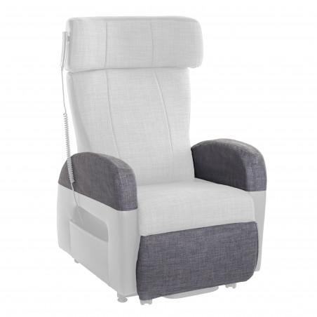 Fauteuil releveur à roulettes Club 2 mobile Saljol Fauteuil releveur à roulettes Club 2 mobile Saljol