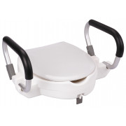Rehausseur de toilette avec accoudoirs relevables