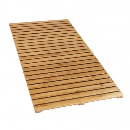 Caillebotis de douche antidérapant en bois