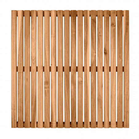 Caillebotis de douche antidérapant en bois
