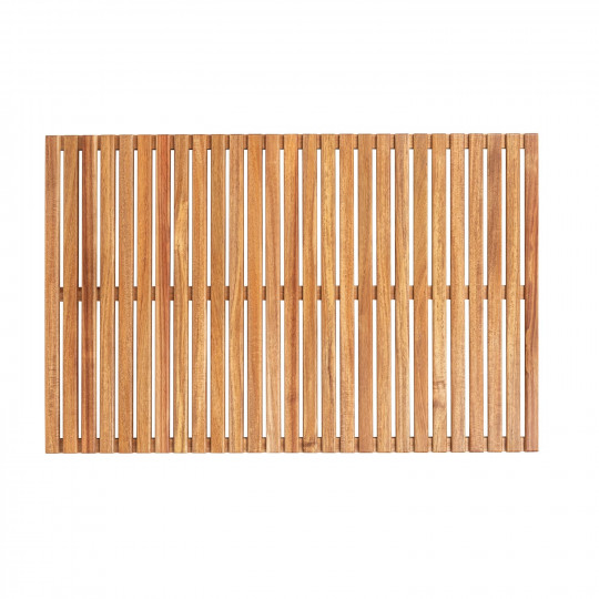 Caillebotis de douche antidérapant en bois